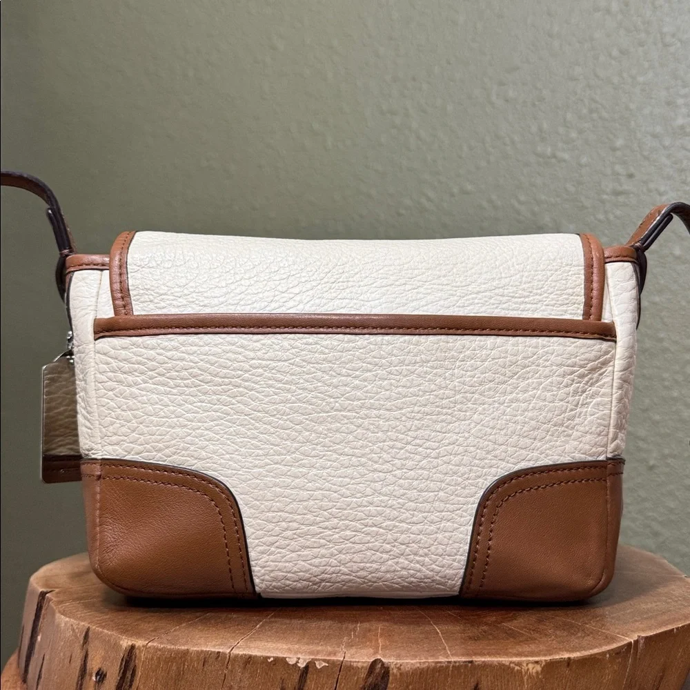 RARE COLOR COACH HADLEY LUXE GRAIN LEATHER FIELD BAG - Picture 5 of 13